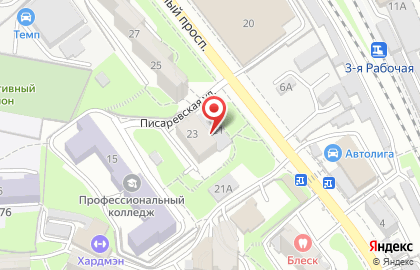 Общежитие ДВФУ во Владивостоке на карте