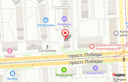 Магазин разливных напитков Хмельная лавка в Курчатовском районе на карте