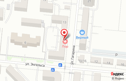 Медицинский центр на улице Гагарина, 13 на карте