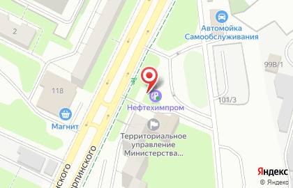 Нефтехимпром в Перми на карте