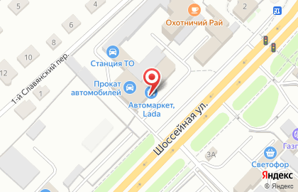 Группа компаний Автомаркет на Шоссейной улице на карте