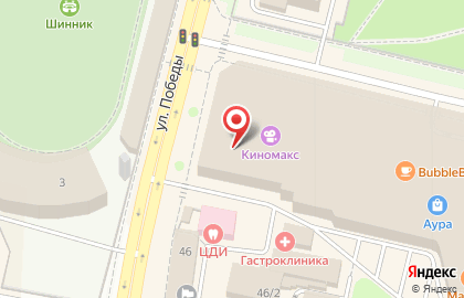Супермаркет Перекресток на улице Победы на карте