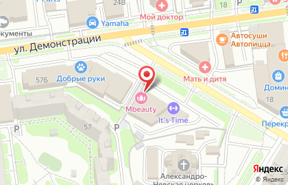 Школа программирования KIBERone на карте