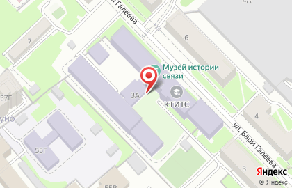 КЭТС, Казанский электротехникум связи на карте