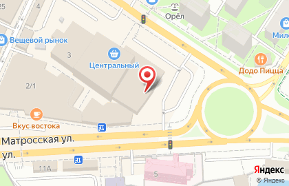 Рынок Центральный в Москве на карте