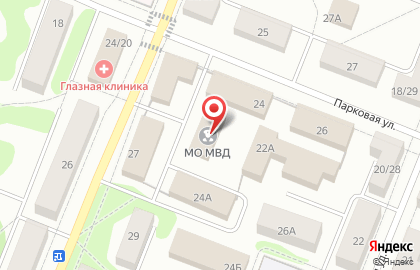 Межмуниципальный отдел МВД России Глазовский на карте