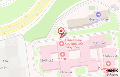 Межрегиональный клинико-диагностический центр МКДЦ на улице Карбышева на карте
