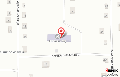 Детский сад, с. Новолыбаево на карте