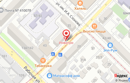 Провизор в Октябрьском районе на карте
