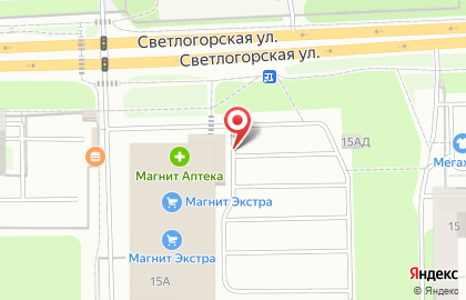 Банкомат Авангард на Светлогорской улице на карте