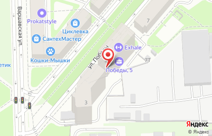 Школа танцев Олекс в Московском районе на карте