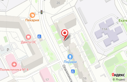 Агентство недвижимости Новосёл на Опалихинской улице на карте