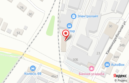 Автосервис в Твери на карте