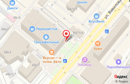 Магазин одежды Manzetti в Гагаринском районе на карте