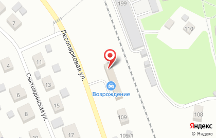 СТО Возрождение на карте