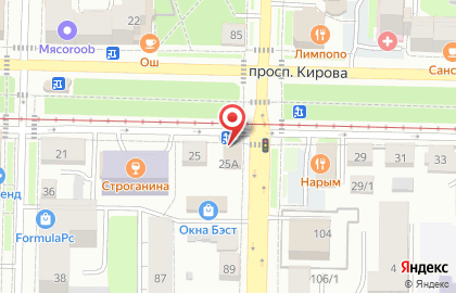 Магазин хозяйственных товаров Недорогой на карте