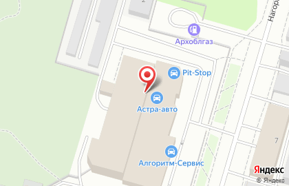 Магазин автозапчастей для Рено на улице Гайдара на карте