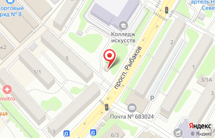 Магазин Дельфин в Петропавловске-Камчатском на карте