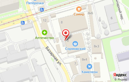 Киоск по продаже фруктов и овощей в Сормовском районе на карте