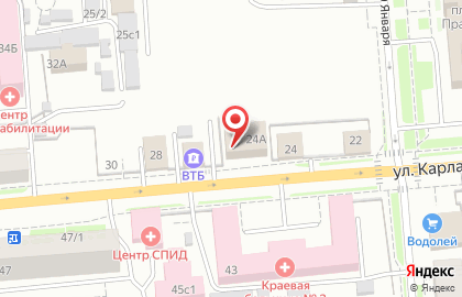 СберБанк России на улице Карла Маркса, 24а на карте