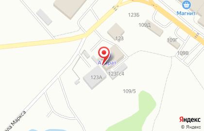 Гостиница Арарат на улице Карла Маркса на карте