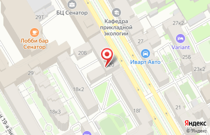 Детский сад №45 Василеостровского района в Василеостровском районе на карте