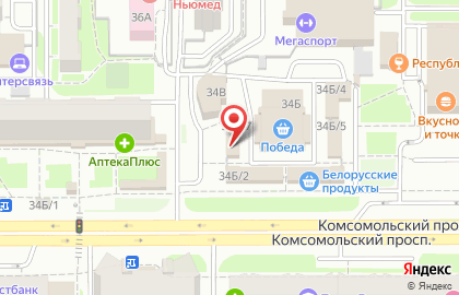 Магазин тканей в Челябинске на карте