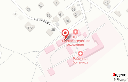 Детская поликлиника в Больничном переулке на карте