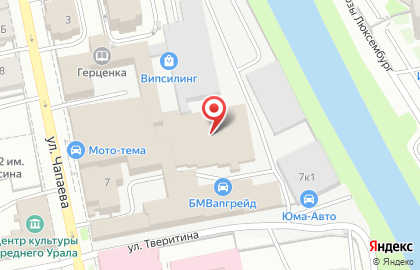 Кровельная компания Выше крыши на улице Чапаева на карте