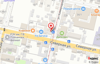 Сервисная компания КомСервис в Центральном районе на карте