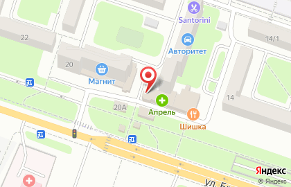 Фирменный алкомаркет Винник в Советском районе на карте