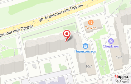 Аптека Живы-Здоровы на улице Борисовские Пруды на карте