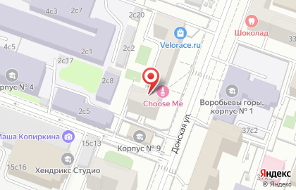 МОЭК, ОАО Московская объединенная энергетическая компания на Донской улице на карте