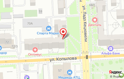 Автошкола Старт на улице Ладо Кецховели, 57 на карте
