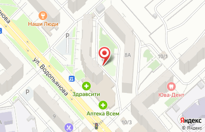 Банкомат АКБ Авангард, Красноярский филиал на улице Водопьянова на карте