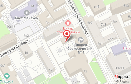 Дворец бракосочетания №1 в Москве на карте