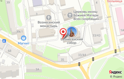 Вознесенский собор в Тамбове на карте