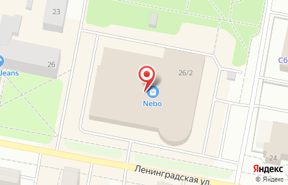 БЦ Nebo на улице Ленинградской на карте