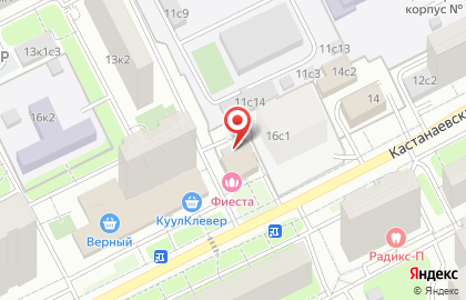 Автошкола, МГТУ им. Баумана на Кастанаевской улице на карте