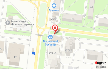 Мясной дворик на проспекте 50-летия ВЛКСМ на карте