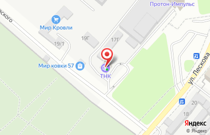Роснефть на улице Лескова на карте