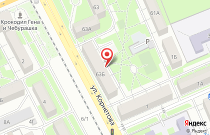 Пенальти в Ленинском районе на карте