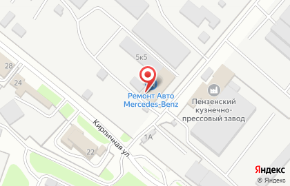 СТО в Пензе на карте