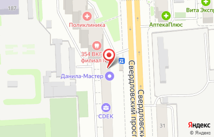 Салон красоты Феникс на Свердловском тракте на карте