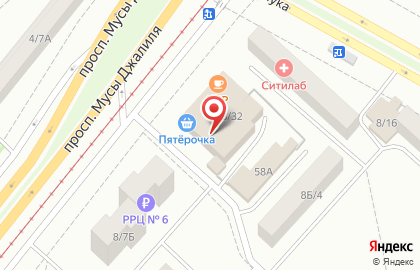 Компания Дом.ru на проспекте Мусы Джалиля на карте