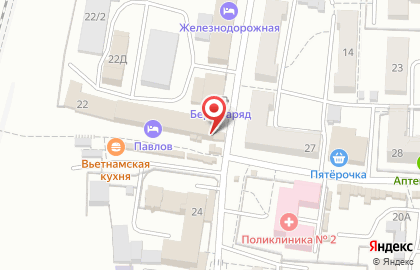Магазин зоотоваров на улице Академика Павлова на карте