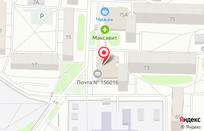 СберБанк в Костроме на карте