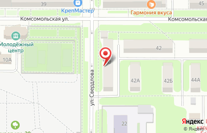 Бухгалтерская фирма Баланс на улице Свердлова на карте