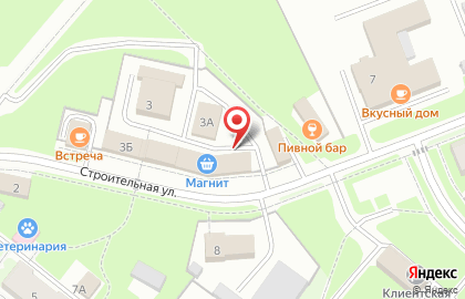 Сруб Клуб на Строительной улице на карте