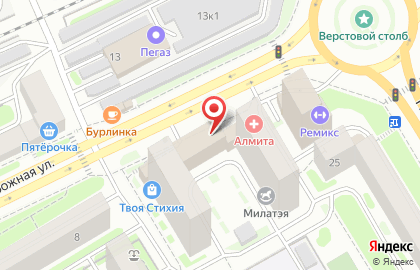Группа компаний Сибирские газоны на Железнодорожной улице на карте